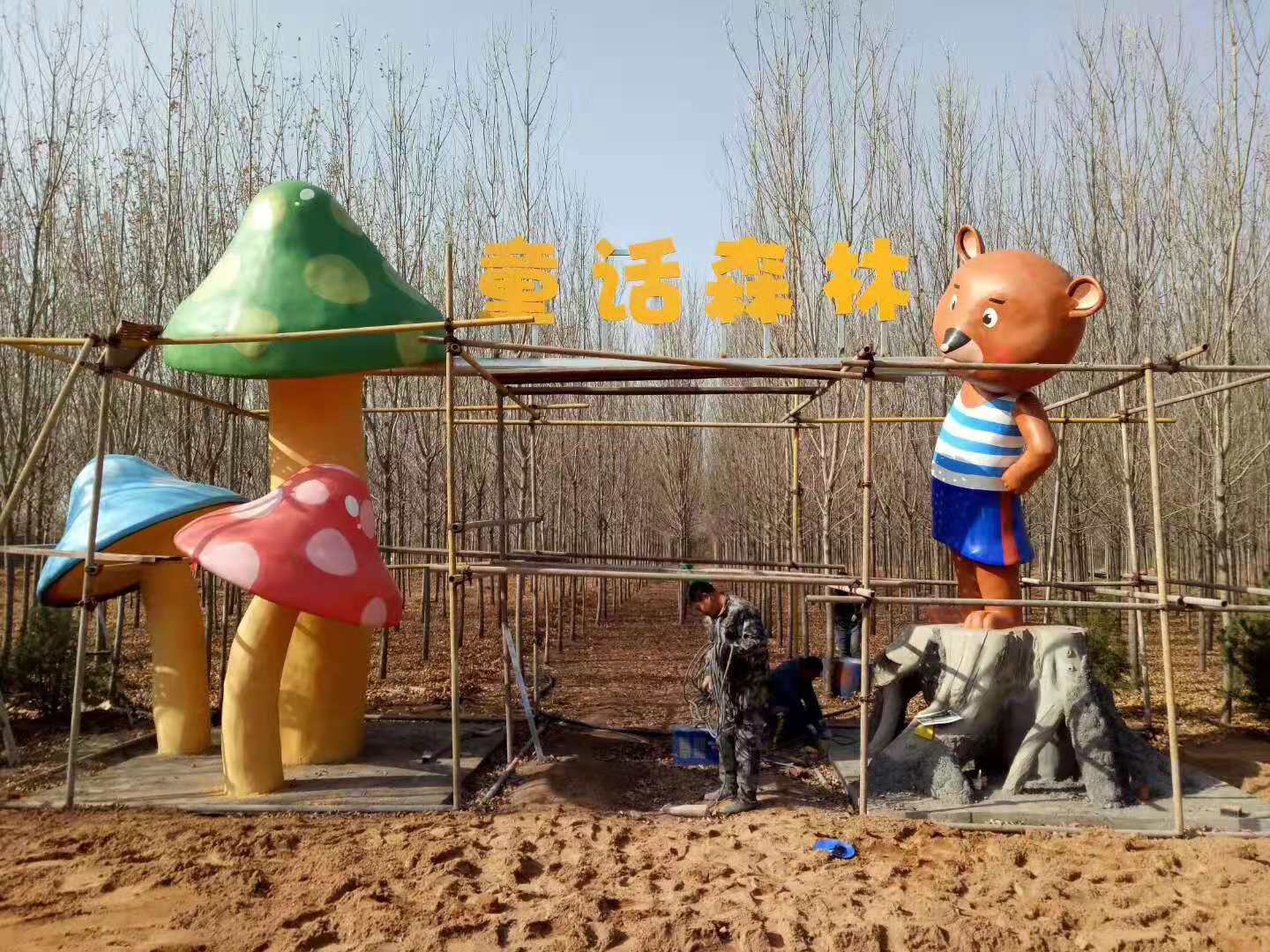 古樹大門設(shè)計圖片/古樹大門設(shè)計樣板圖 (2)