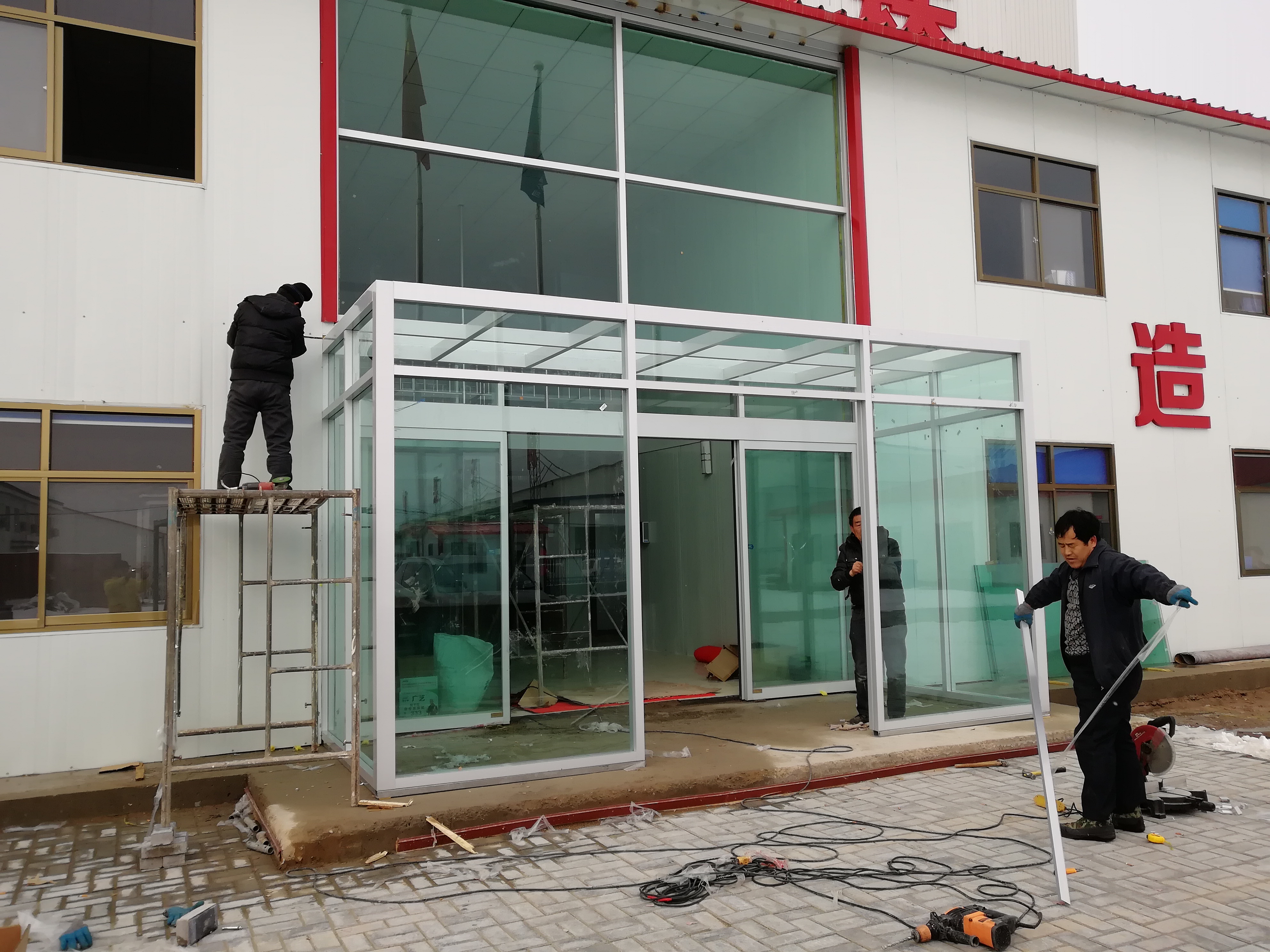 醫(yī)用自動感應(yīng)門圖片/醫(yī)用自動感應(yīng)門樣板圖 (1)