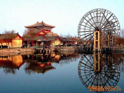 碳化木水車輪哪家好  碳化木水車輪廠家報價圖片