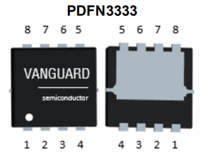 粤吉40V/54A N-Channel Advanced Power MOSFET  VS4620GEMC威兆