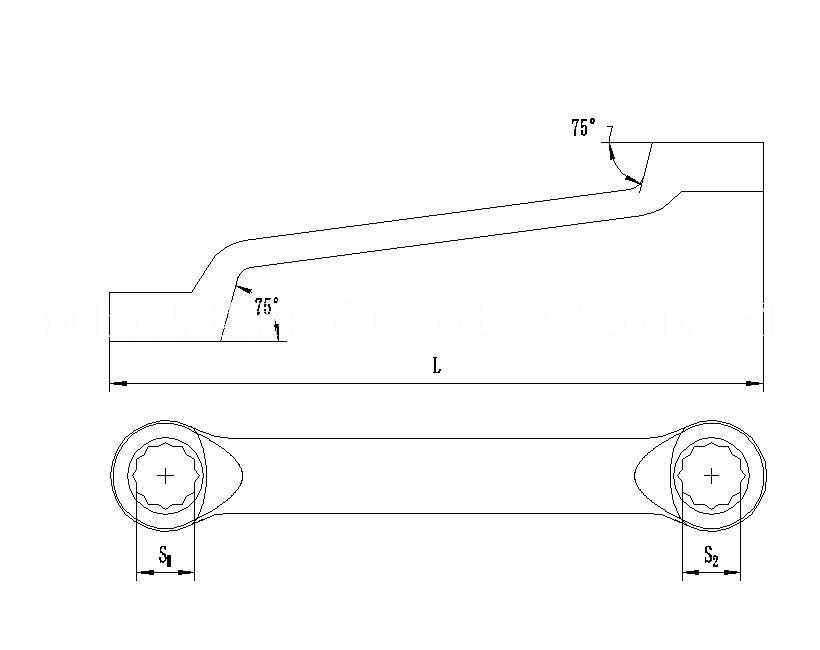 防爆德式雙頭梅花扳手眼鏡扳手 雙梅
