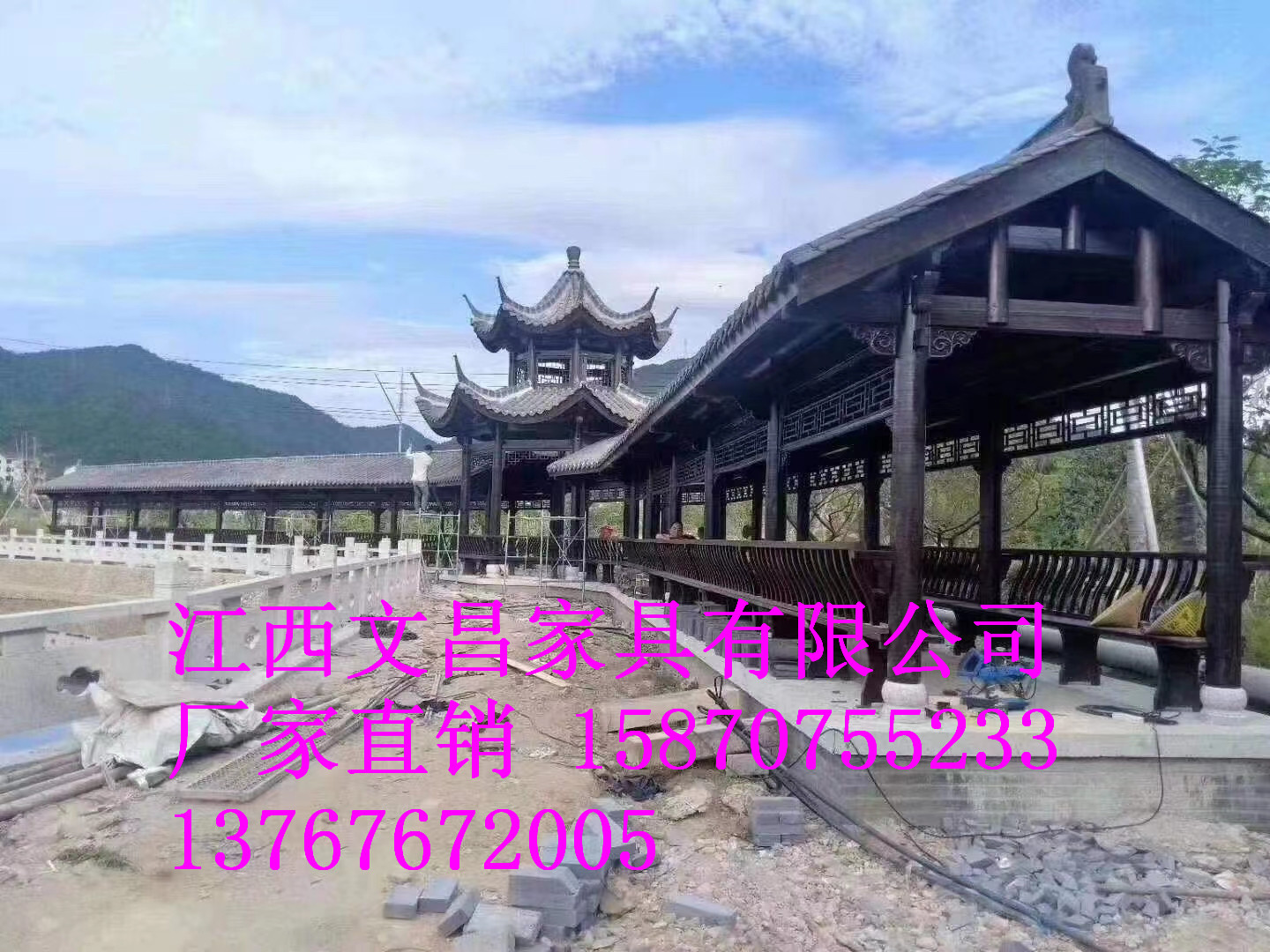 古建長(zhǎng)廊圖片/古建長(zhǎng)廊樣板圖 (2)