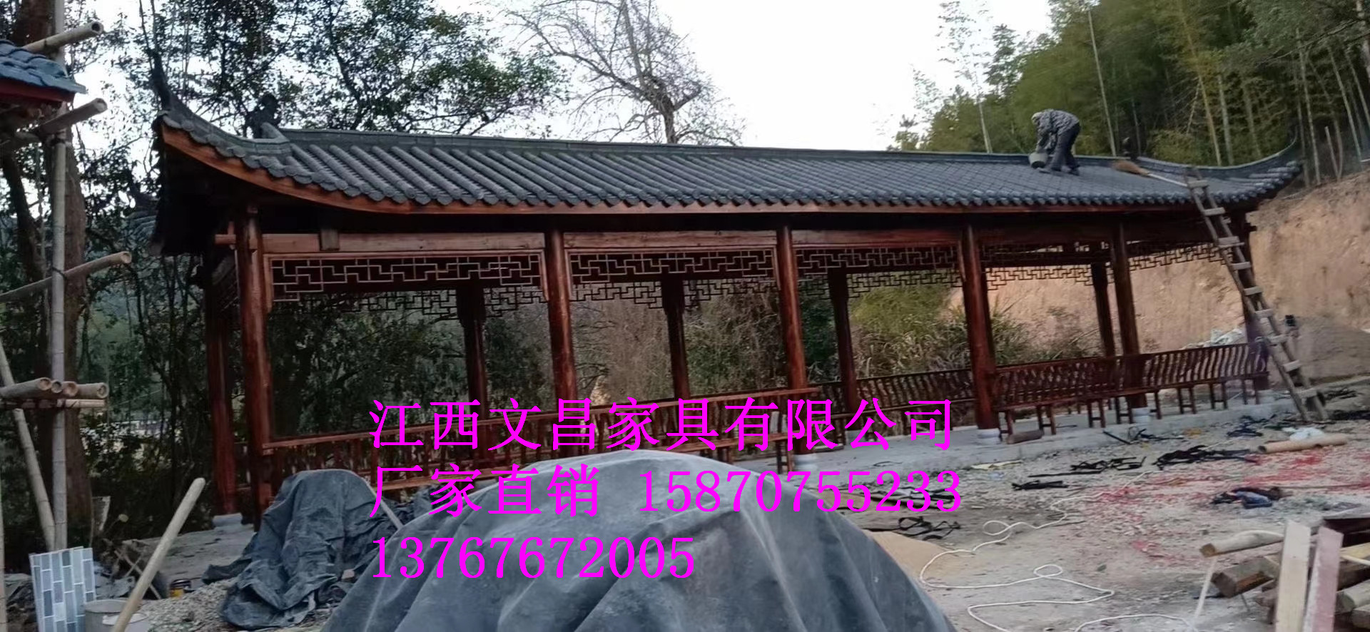 古建長(zhǎng)廊圖片/古建長(zhǎng)廊樣板圖 (3)