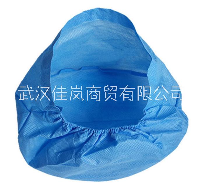 一次性無紡布帽平頂帽醫(yī)生帽SMS無紡布加厚帽藍(lán)色半橡筋