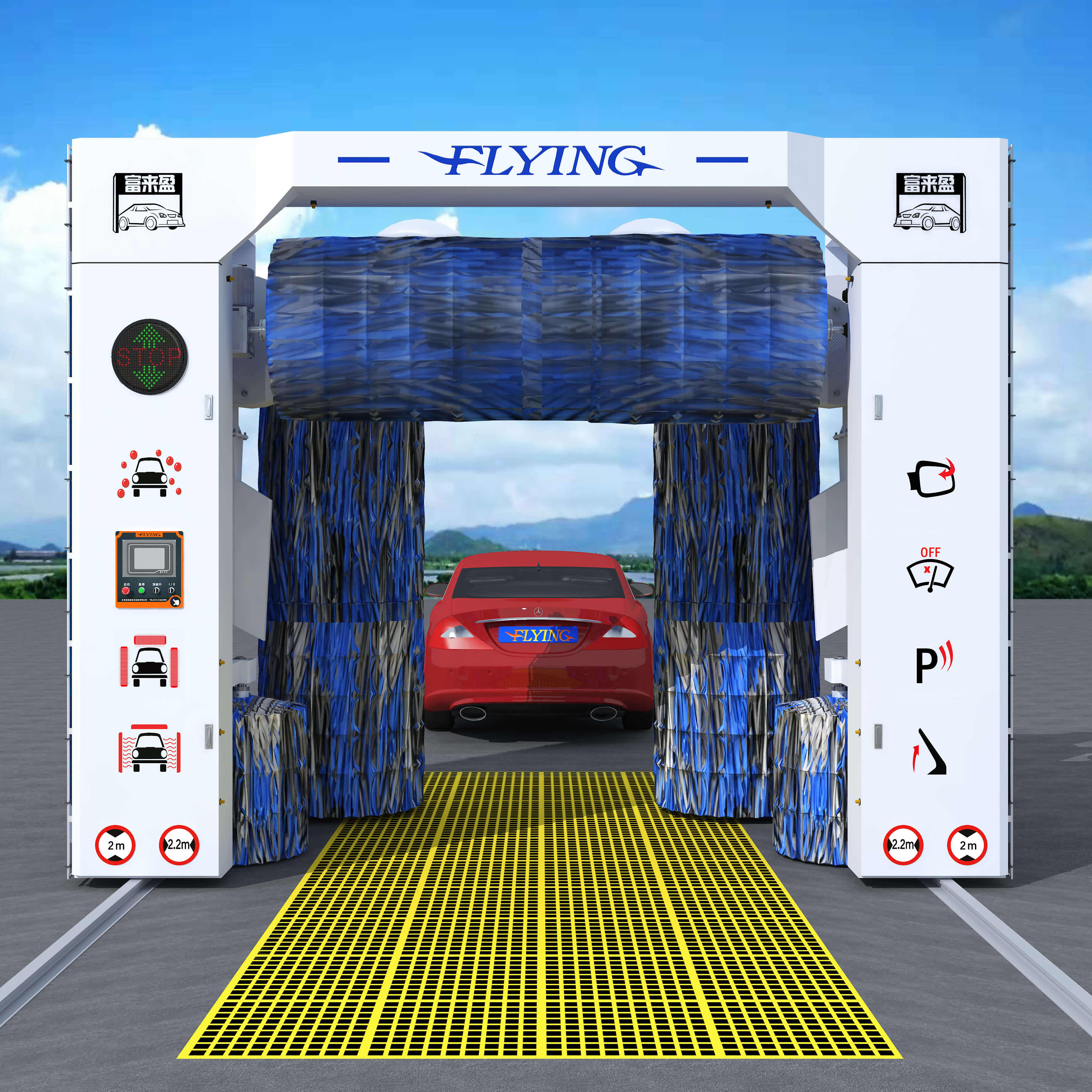 供應(yīng)富來盈GS-737全自動洗車設(shè)備多少錢 富來盈GS-737全自動洗車設(shè)備