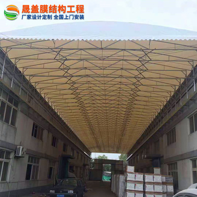 廠房過道活動棚圖片/廠房過道活動棚樣板圖 (4)