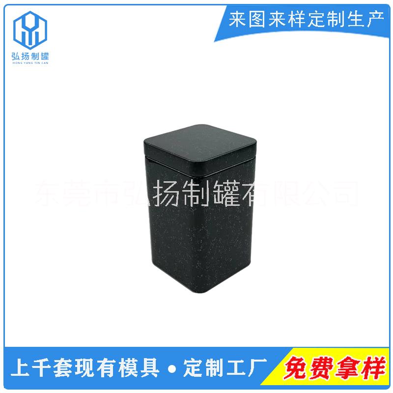 方形通用包裝鐵罐 復古茶葉方罐圖片