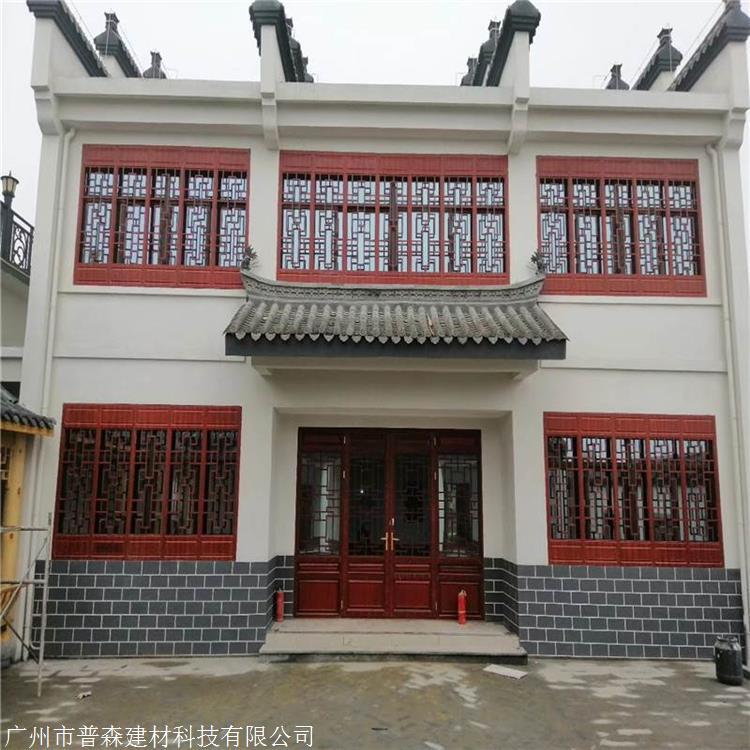度假村外墻金屬鋁窗花 普森建材 別墅外墻鋁窗花定制-廠家-批發(fā)-*惠