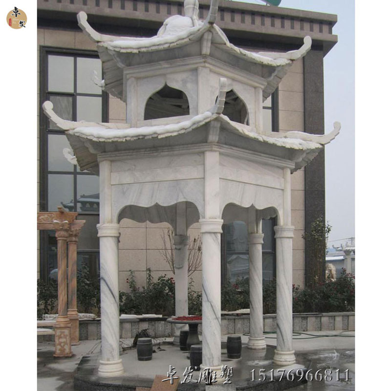 石雕涼亭圖片/石雕涼亭樣板圖 (4)