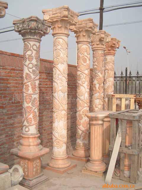 晚霞紅羅馬柱圖片/晚霞紅羅馬柱樣板圖 (2)