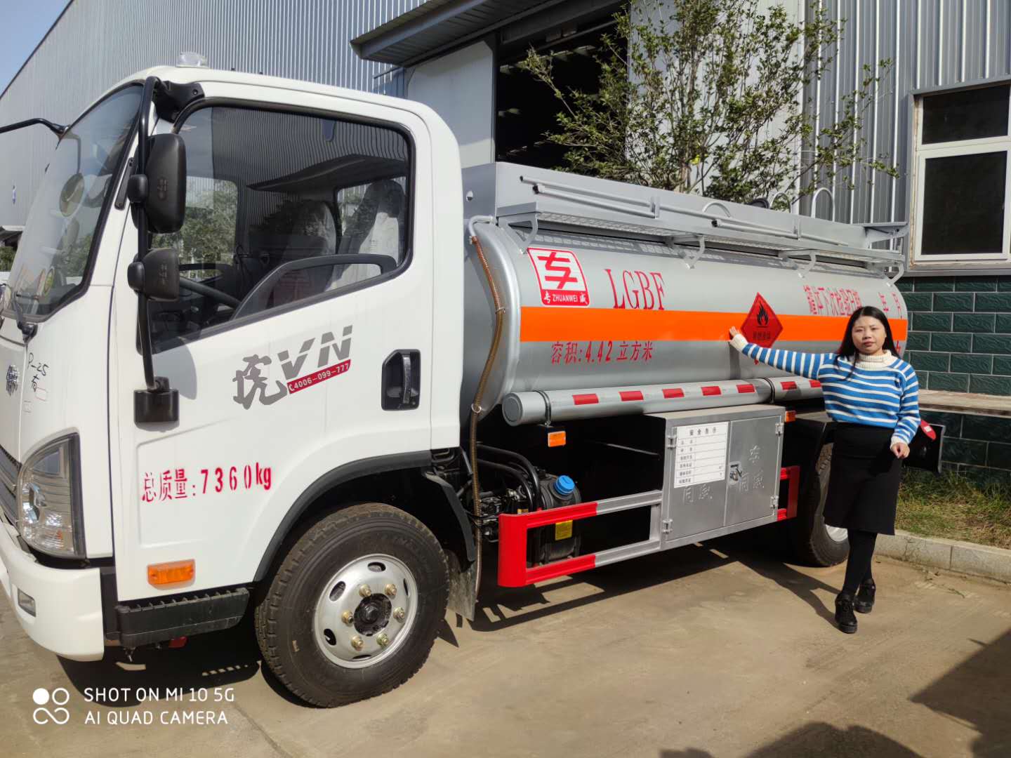 8噸油罐車圖片/8噸油罐車樣板圖 (2)