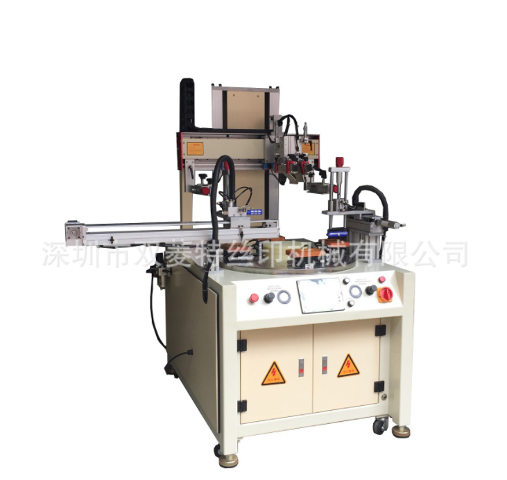 轉(zhuǎn)盤(pán)絲印機(jī)圖片/轉(zhuǎn)盤(pán)絲印機(jī)樣板圖 (4)