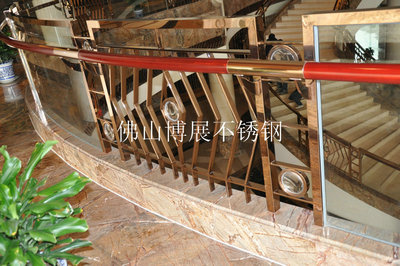 鋼樓梯扶手圖片/鋼樓梯扶手樣板圖 (3)