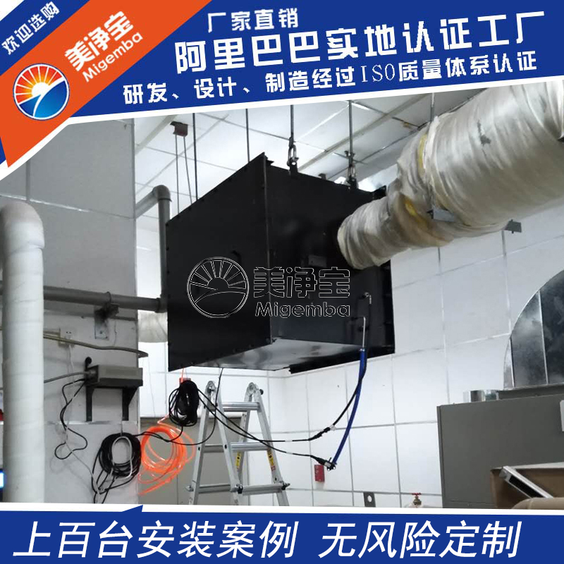 发电机组黑烟净化器 1000KW发电机组尾气净化器 发电机组黑烟过滤