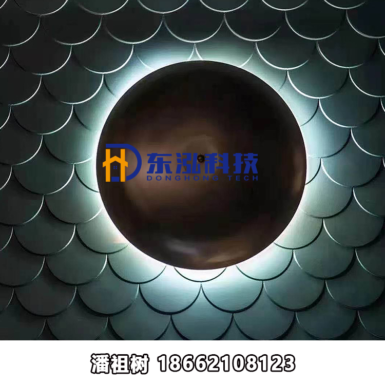 魚鱗型平鎖扣板 0.8mm厚鋁鎂錳合金鎖扣板 尺寸定制 適用于任何建筑造型圖片