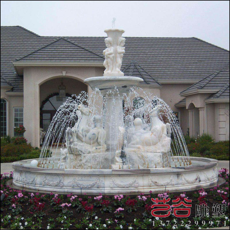 西方人物噴泉圖片/西方人物噴泉樣板圖 (1)