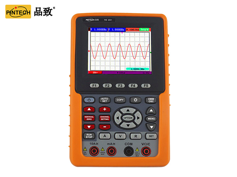 PINTECH品致手持数字示波器小型便携单双通道多功能高精度示波器 手持示波器 手持示波器THS6021
