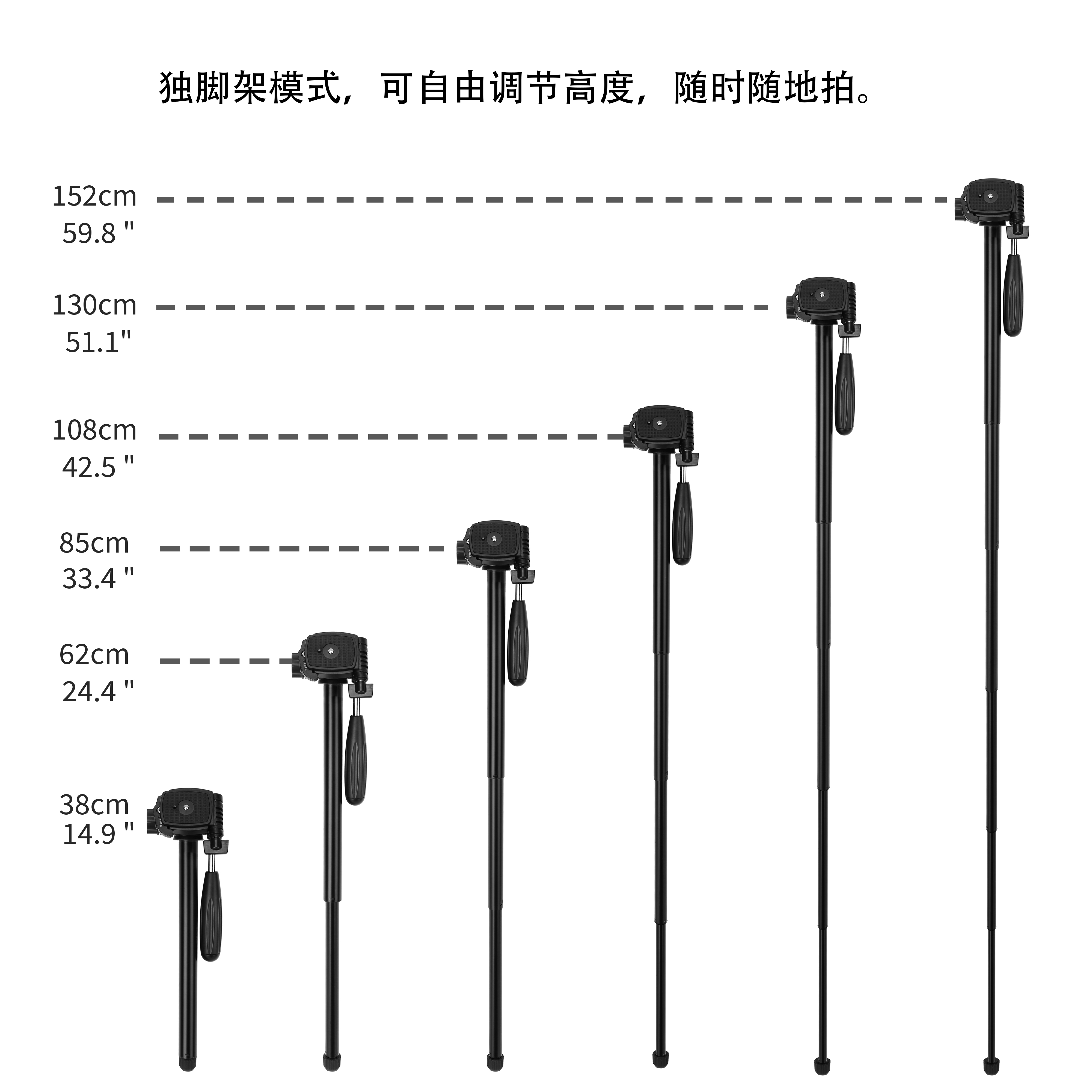 徐州市单反三脚架厂家卓美Q222单反三脚架夜钓灯钓鱼灯投影仪支架手机直播支架全套设备厂家