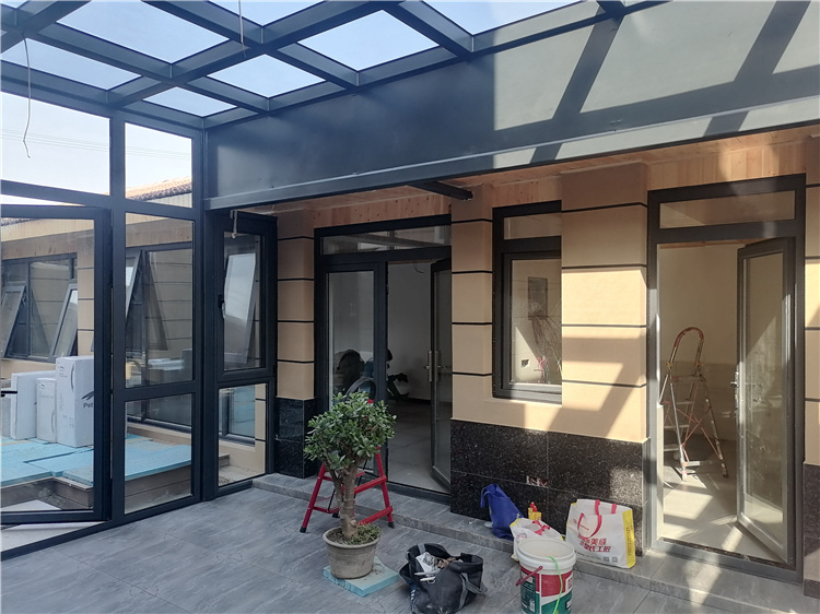 玻璃頂陽光房圖片/玻璃頂陽光房樣板圖 (2)