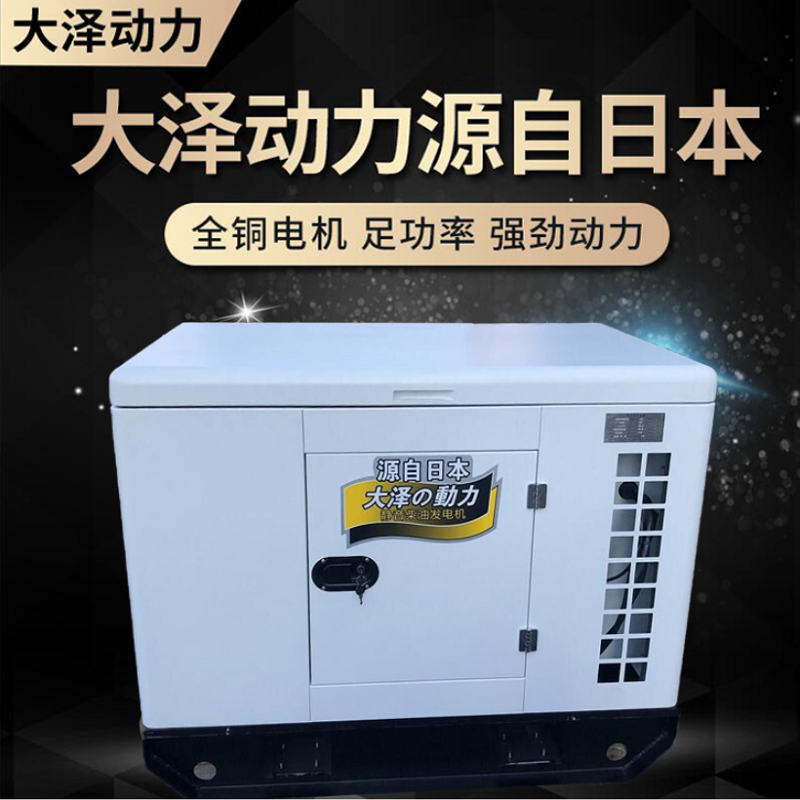 12KW高原柴油发电机 大泽动力TO16000R 单相220V 三相380V