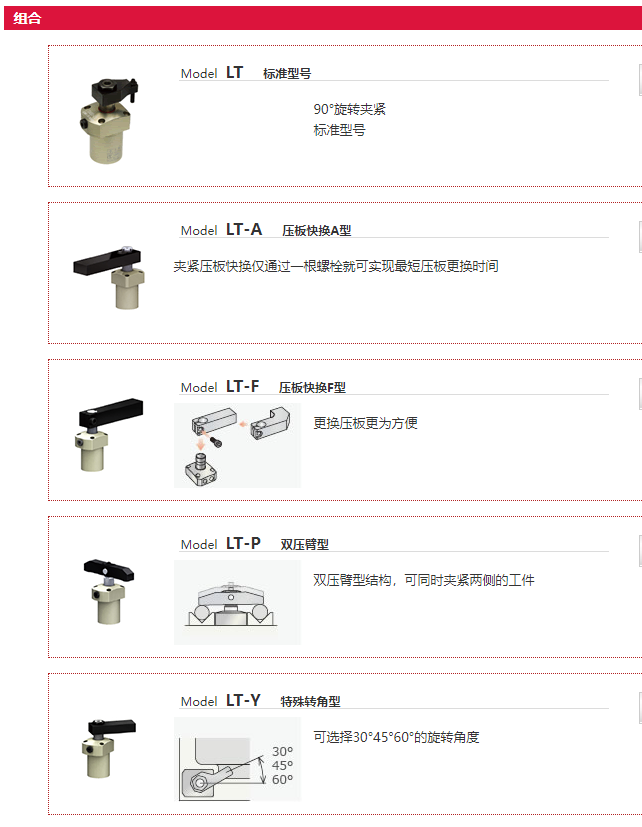 考世美油壓單動旋轉(zhuǎn)式夾緊器LT圖片/考世美油壓單動旋轉(zhuǎn)式夾緊器LT樣板圖 (2)