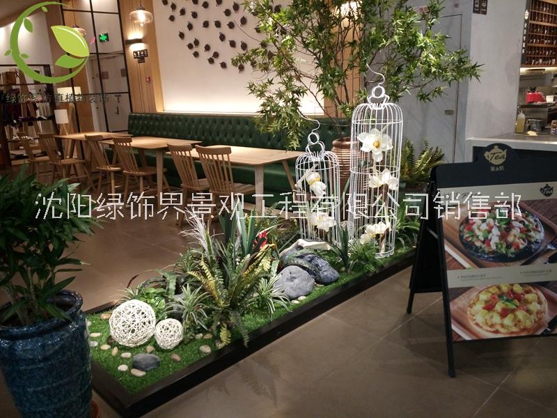 供應(yīng)用于室內(nèi)景觀裝飾沈陽仿真植物綠植墻景觀裝飾布景