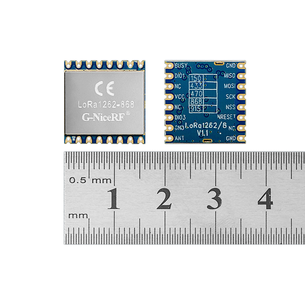 LoRa无线收发模块CE/FCC认证 超低功耗 160mW LoRa无线收发模块 LoRa1262