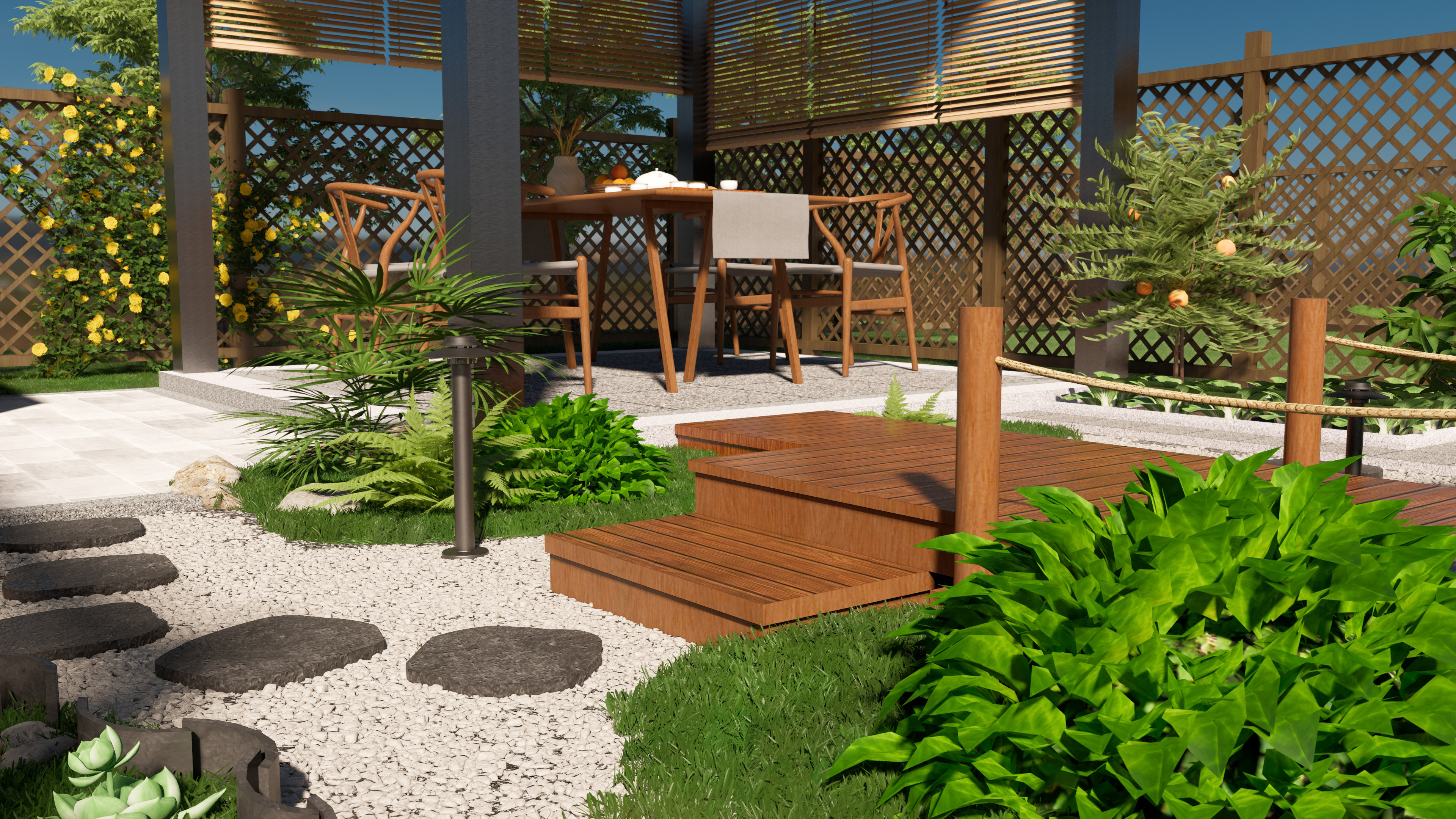 庭院設計圖片/庭院設計樣板圖 (2)