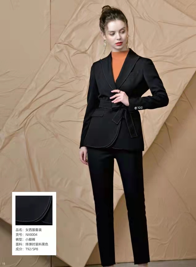 定制銀行工服 女士西裝 秋季高端白領職業(yè)女裝 時裝款式新穎
