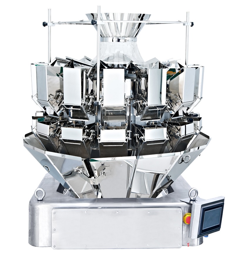 广东精威高精度型全自动定量多头包装秤多功能颗粒粉料称重分装机  二代高配食品称量包装设备