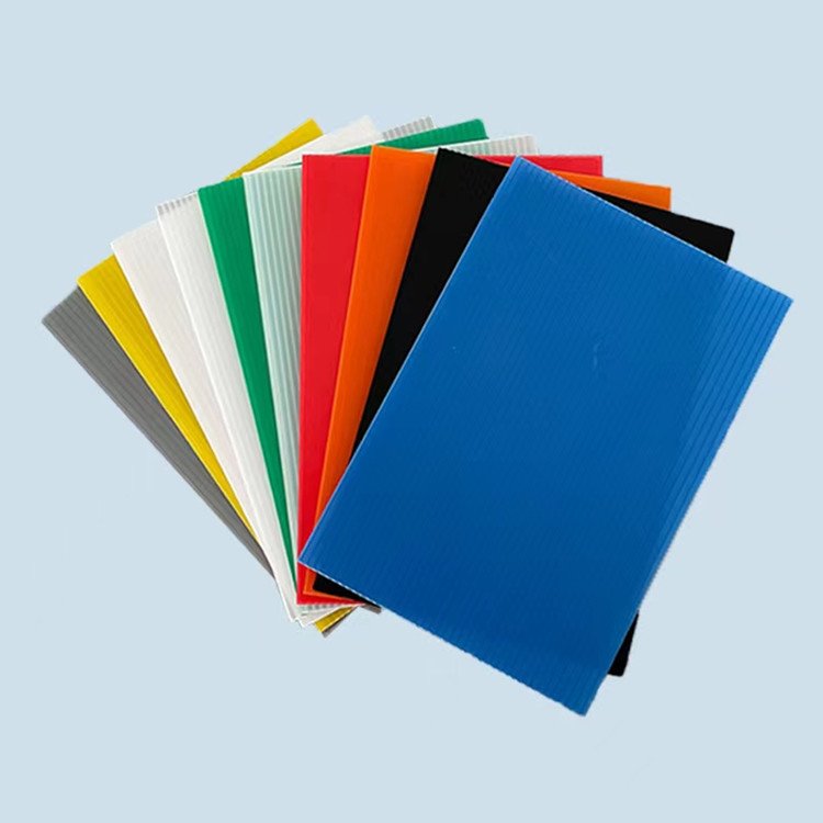 塑料PP全新料中空板 瓦楞板防靜電彩色萬通板