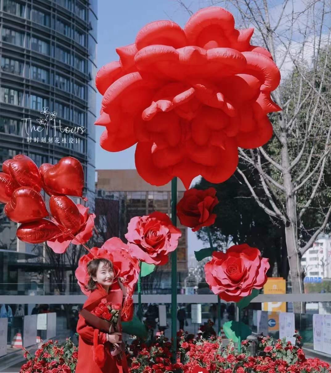 气模花 互动感应花图片