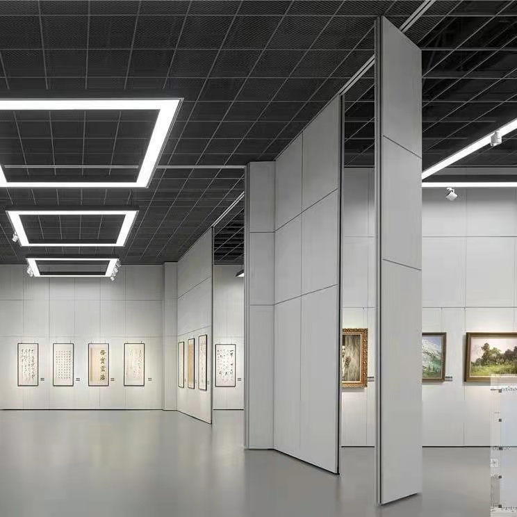 浙江廠家定制展廳活動(dòng)隔斷展板 掛畫槽移動(dòng)隔墻 可移動(dòng) 固定 上下伸縮密封隔音