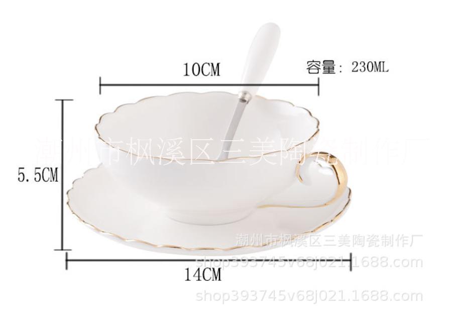 骨瓷杯子杯碟圖片/骨瓷杯子杯碟樣板圖 (3)