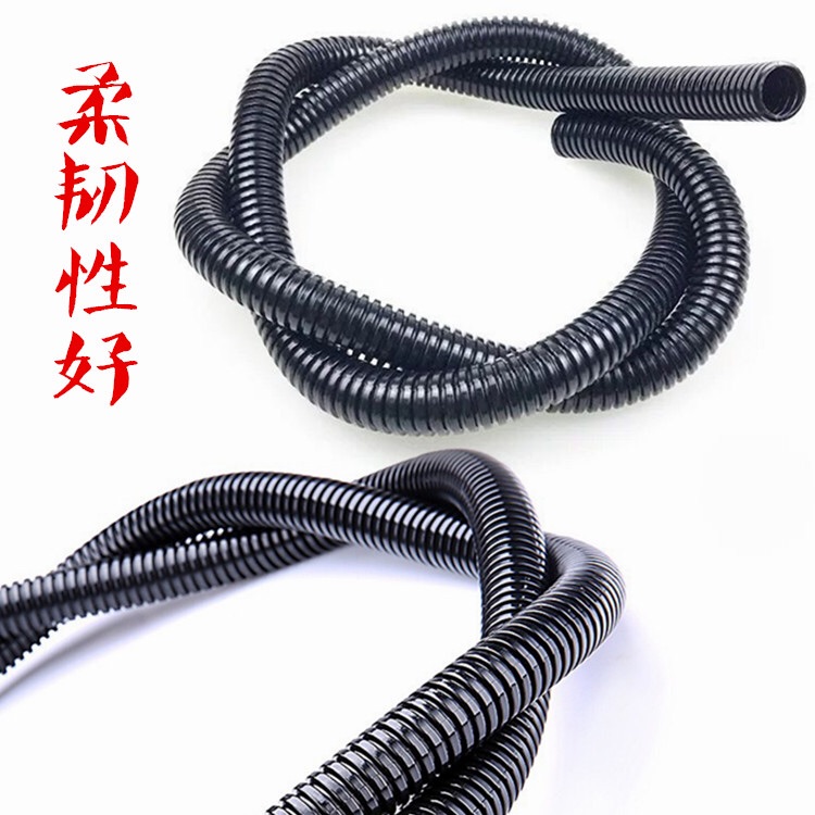 PA阻燃尼龍塑料波紋管防水防火護(hù)線蛇皮電線套管