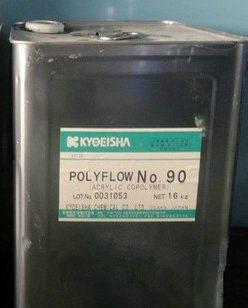 共荣社POLYFLOW NO-90流平剂 丙烯酸酯流平剂 烤漆防缩孔非硅流平剂图片