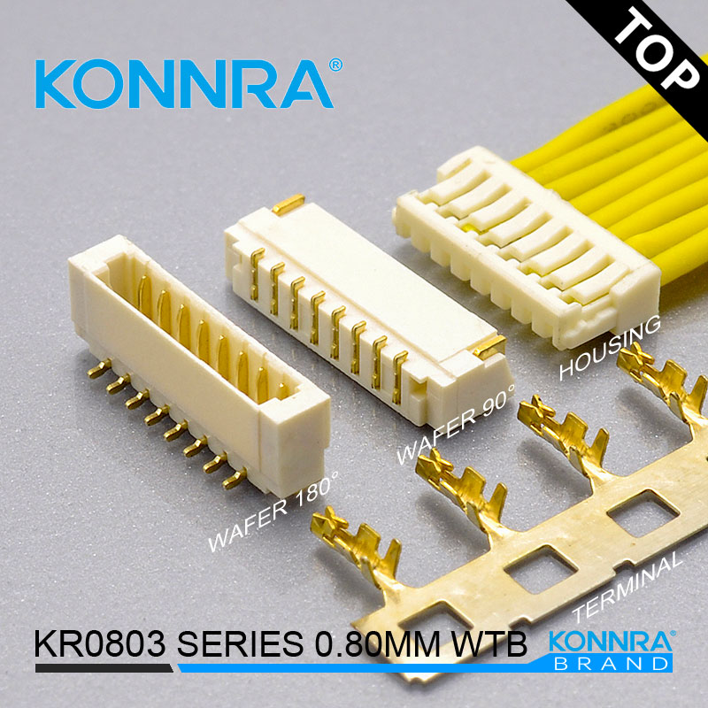 康瑞KR0803-2单排无耳端子扫地机用连接件仿JST PAP-02V-S接插件图片