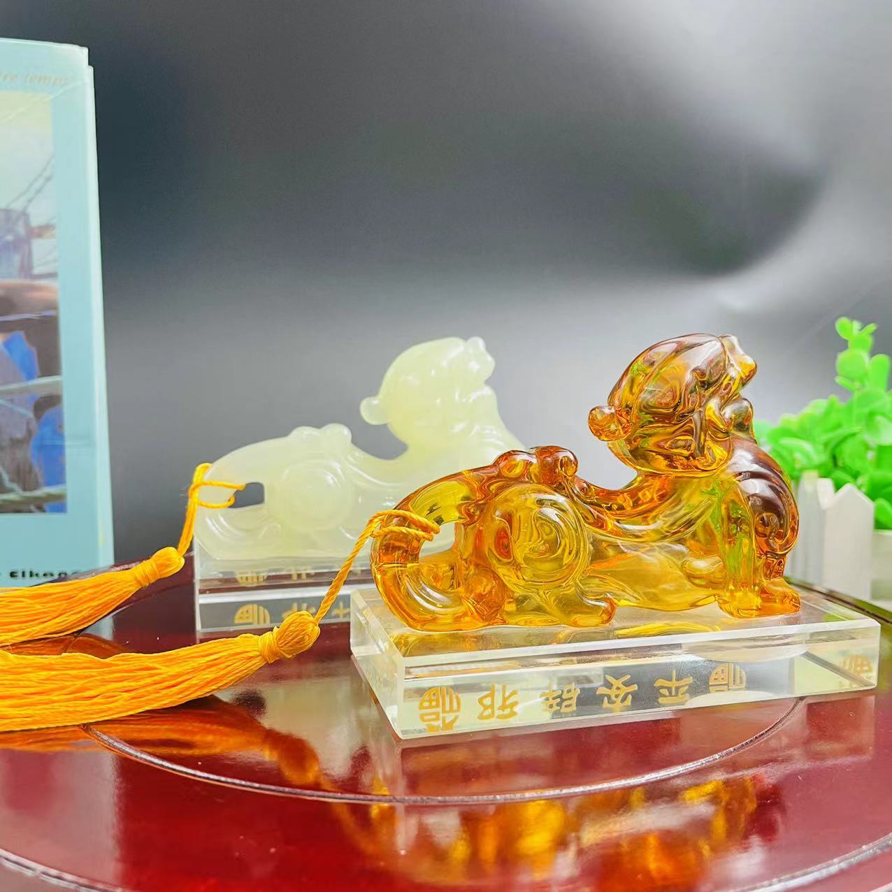 店鋪開業(yè)禮品 招財(cái)家居客廳飾品 天然玉如意擺件 貔貅玉擺件
