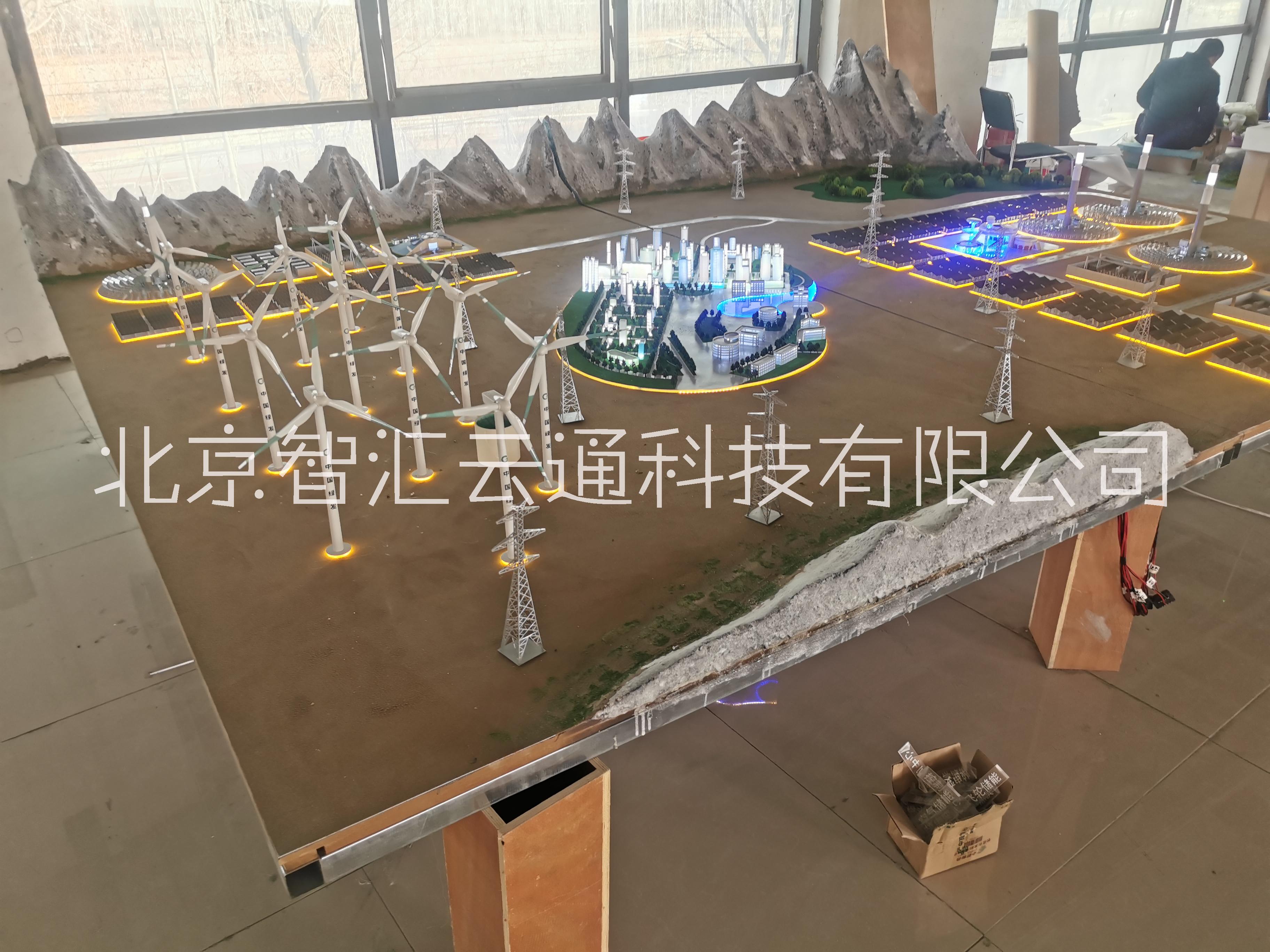 風(fēng)力發(fā)電廠區(qū)模型、變電站模型
