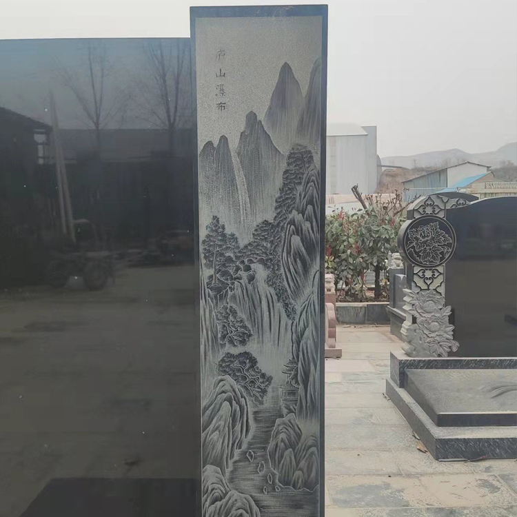 山西黑墓碑圖片/山西黑墓碑樣板圖 (4)