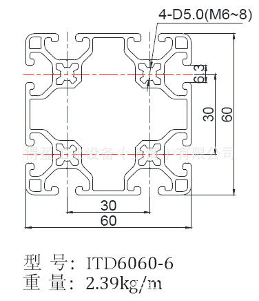 30槽6工業(yè)鋁型材直銷圖片/30槽6工業(yè)鋁型材直銷樣板圖 (2)