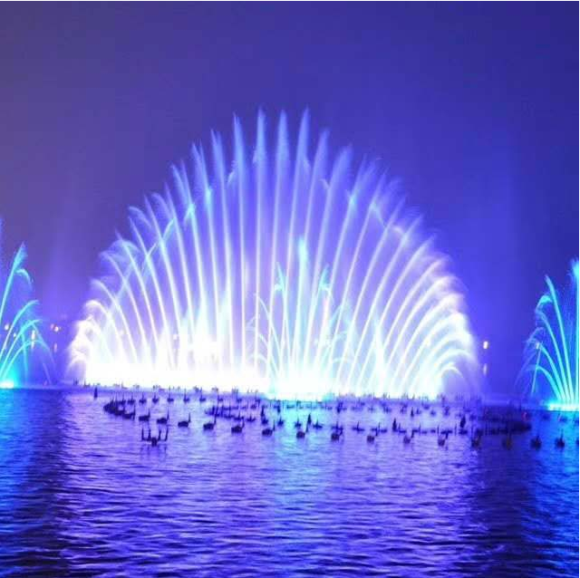 承接各類噴泉水景 激光水幕電影 水簾 水幕激光投影