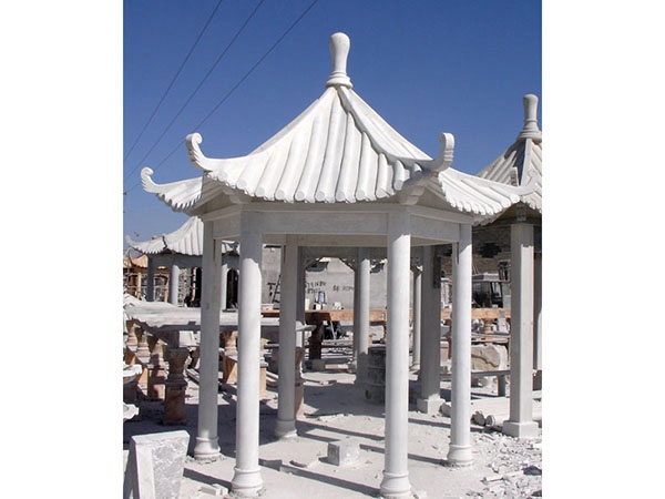 漢白玉單涼亭圖片/漢白玉單涼亭樣板圖 (4)