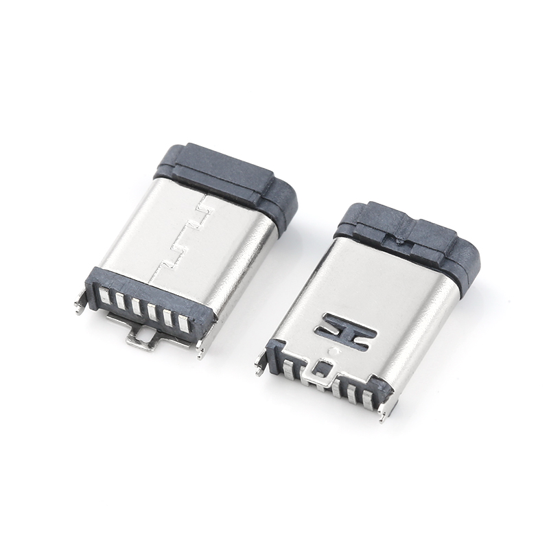 TYPEC連接器6P母座立式貼片圖片/TYPEC連接器6P母座立式貼片樣板圖 (4)