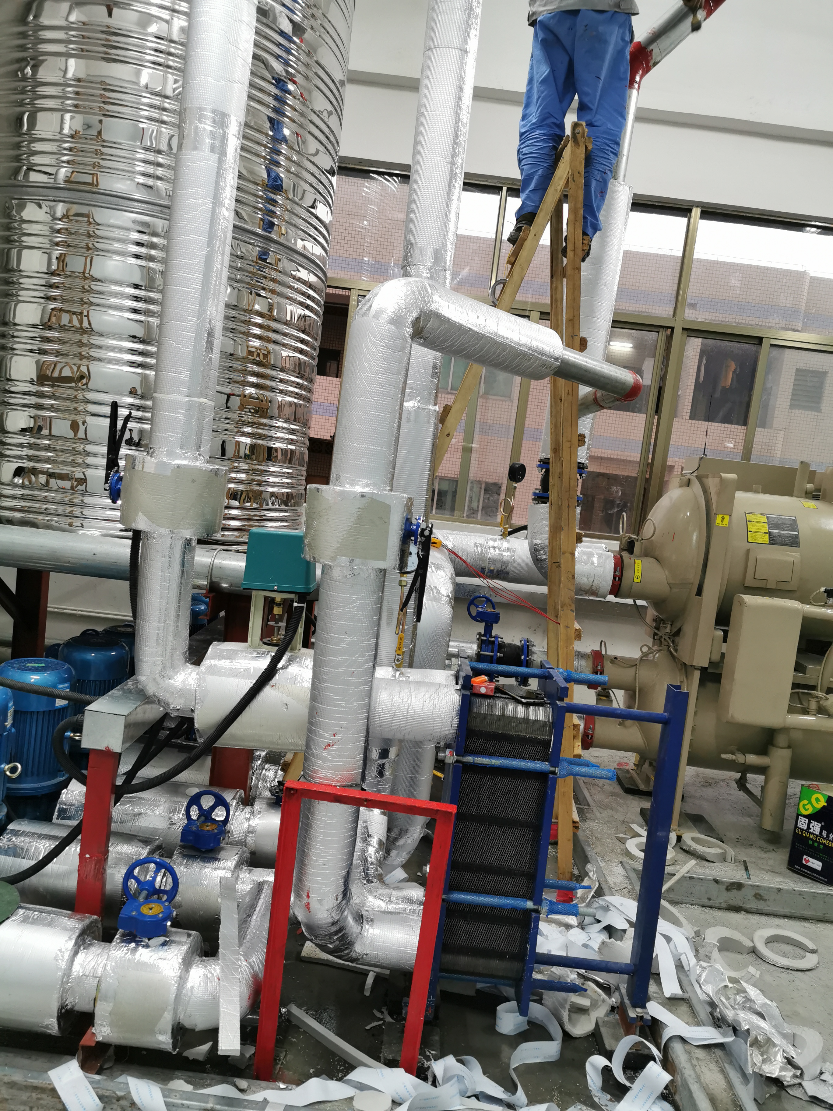 管道安裝，中央空調水系管道安裝，中央空調空調冷凍管道