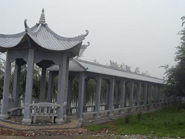 花崗巖單涼亭圖片/花崗巖單涼亭樣板圖 (4)