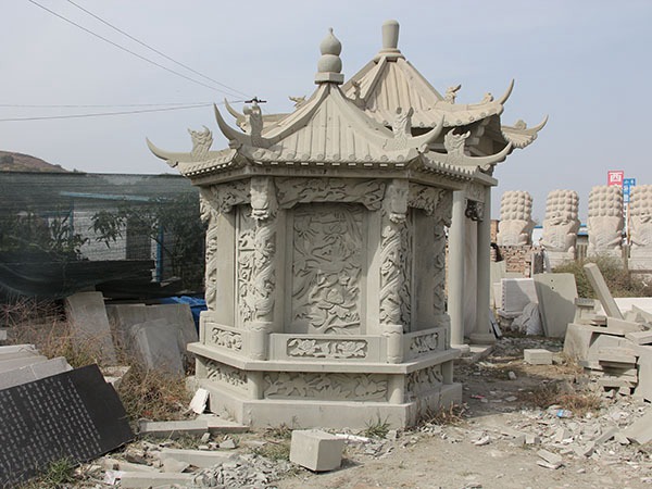 花崗巖單涼亭圖片/花崗巖單涼亭樣板圖 (2)