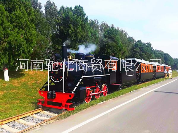 景區(qū)公園大型120座軌道列車 復(fù)古綠皮火車