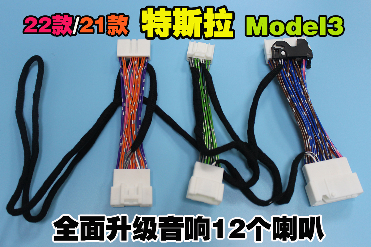 特斯拉Model3音響升級(jí)線圖片/特斯拉Model3音響升級(jí)線樣板圖 (2)