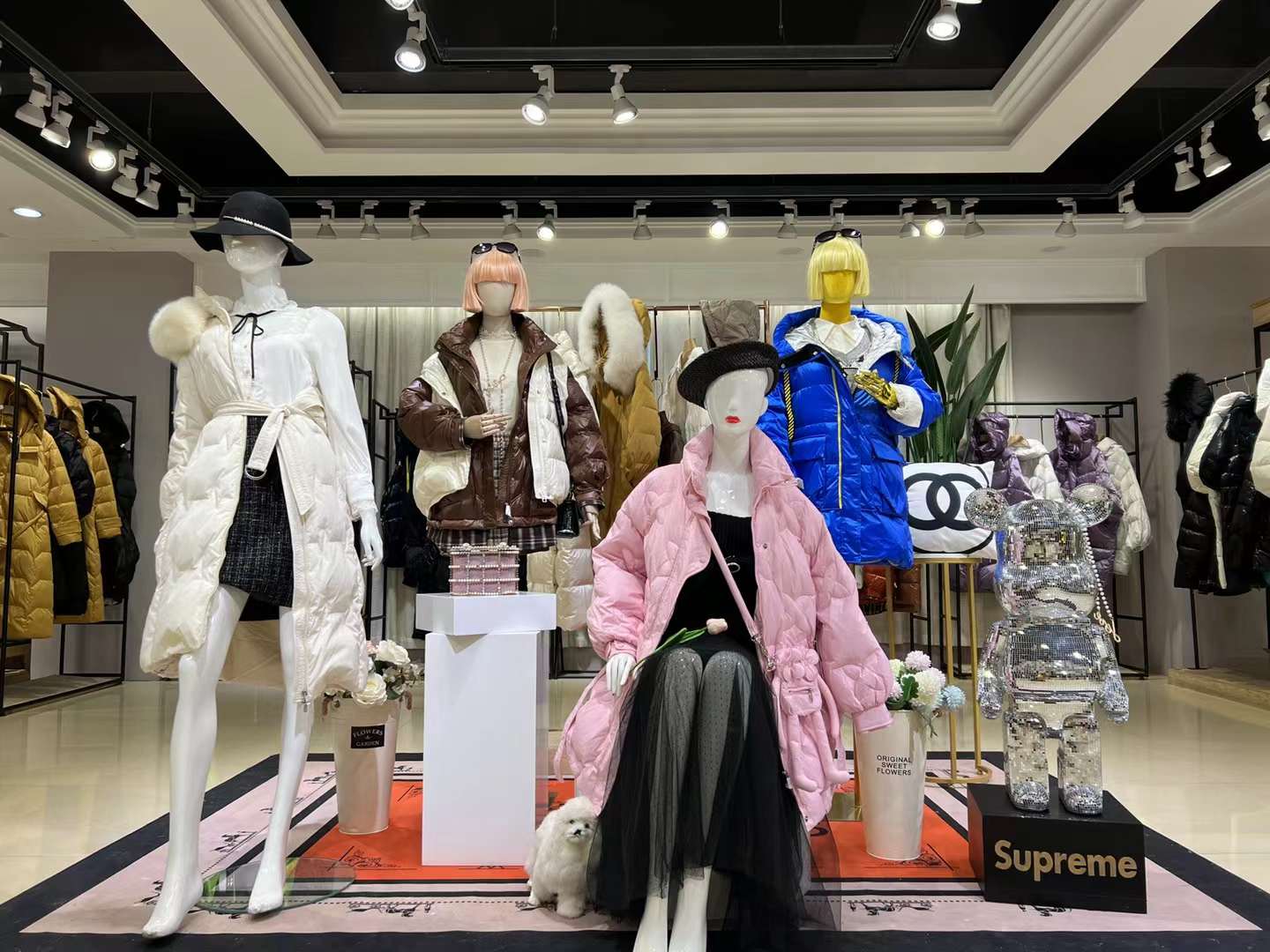 撤柜女裝 羽芮.捷克鵝絨服2022冬萬達撤柜一二線品牌女裝折扣庫存尾貨正 品清倉